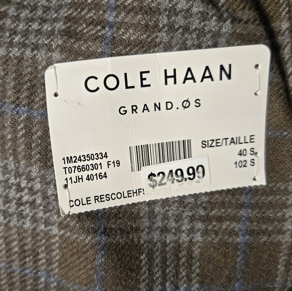 Cole Haan Grand.Øs Slim Fit Sport Coat Size 40S - Picture 5 of 6